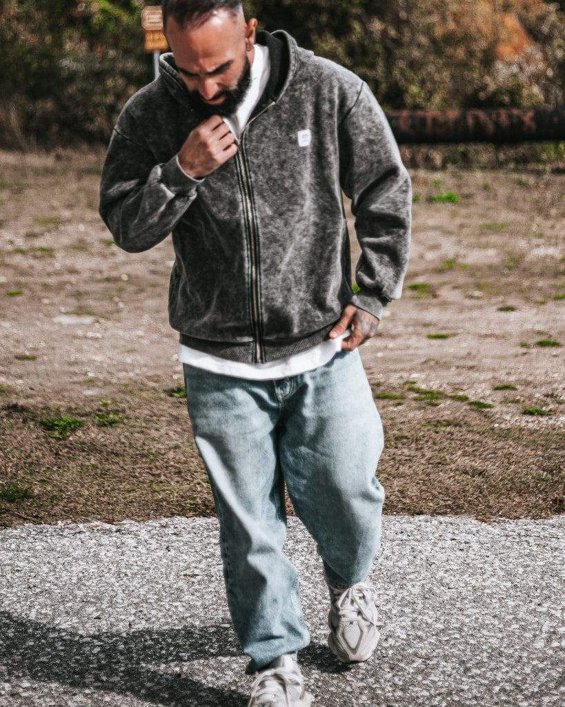 Vintage Zip Hoodie